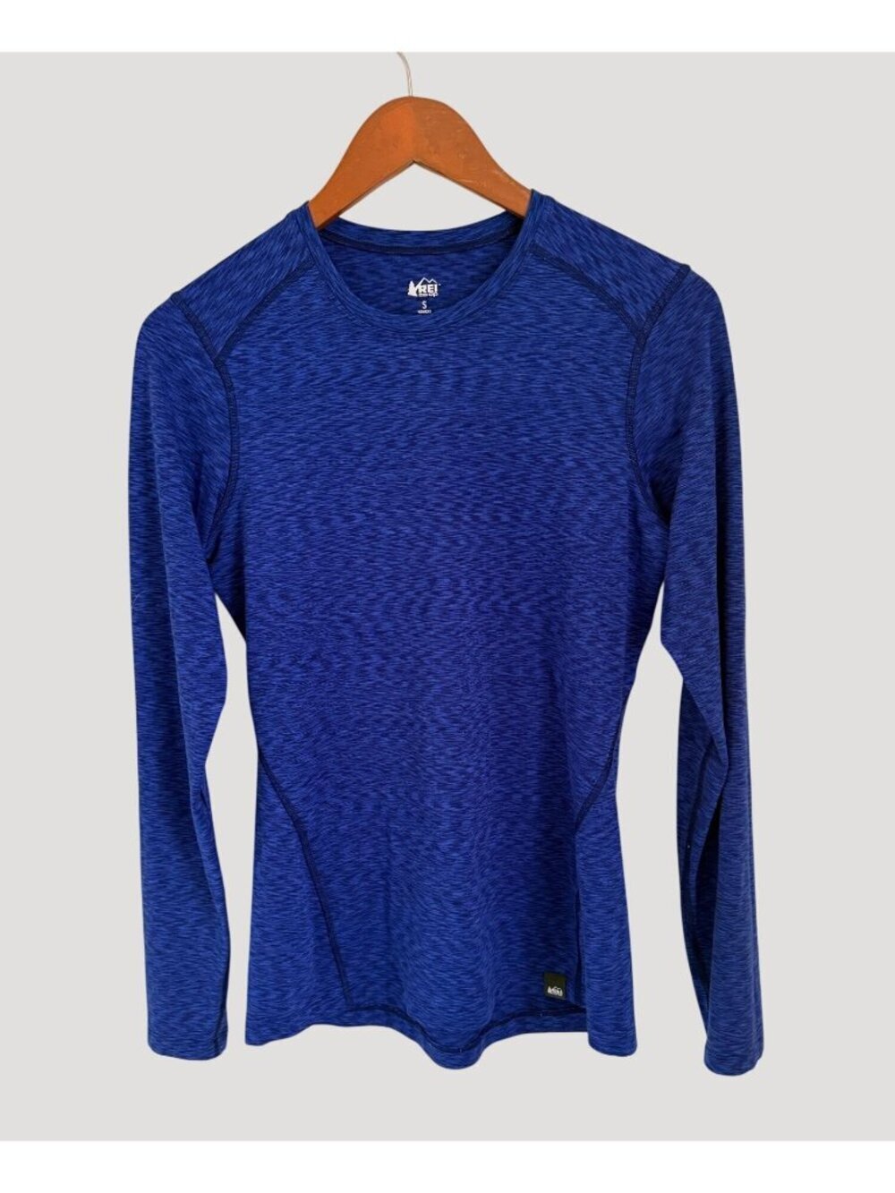 REI Co-Op Womens Blue Long Sleeve Shirt S Polyester Blend Lightweight